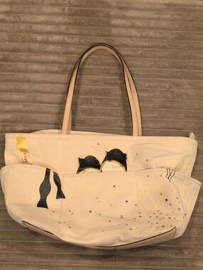 Kate Spade Just Married Canvas Tote Bag